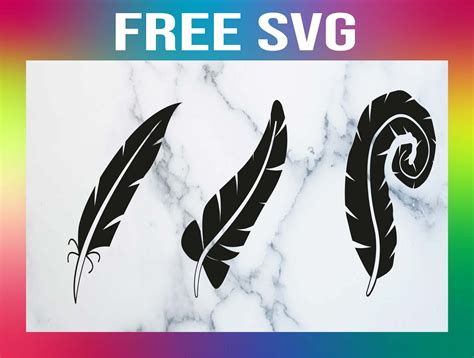 Download Free Feather SVG, Feather DXF, Cuttable File Cut Images